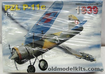 PZW 1/72 PZL P-11C 1939 plastic model kit